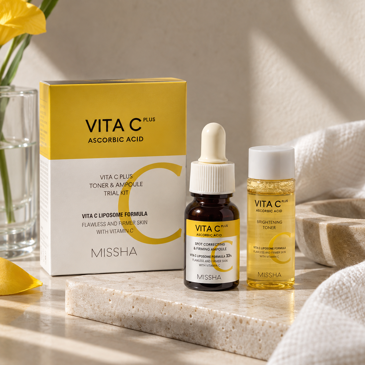 Vita C Plus Mini Kit | Tônico Iluminador + Sérum