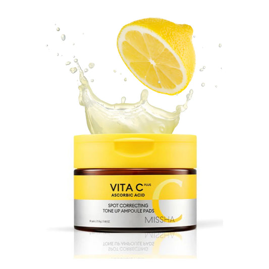 PADS Faciais Iluminadores com Vitamina C - 80 PADS