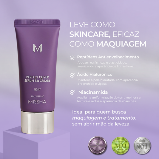 BB Cream Sérum FPS 50+ | Cobertura Natural 50ml